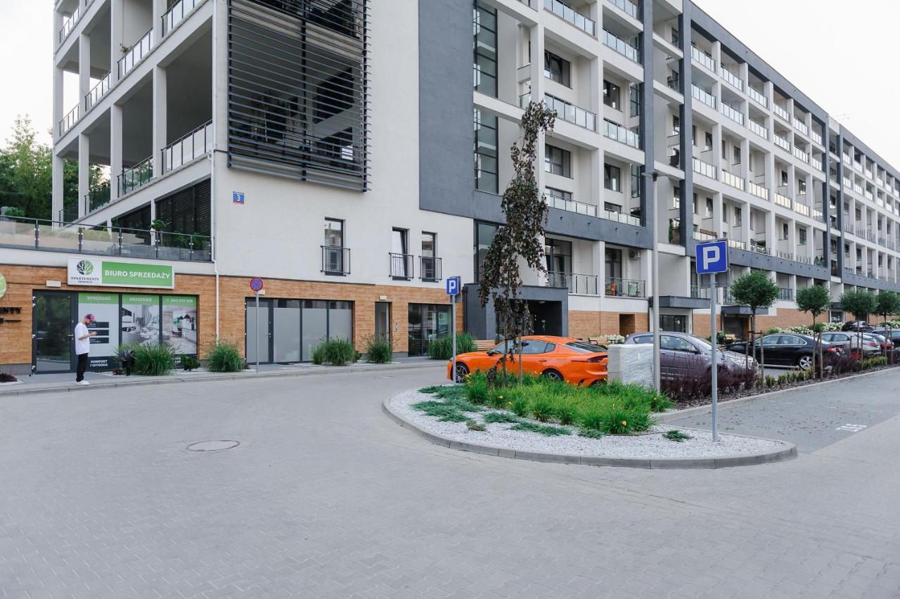 Lumina Apartment With Balcony Overlooking The Park Lódź Exterior foto
